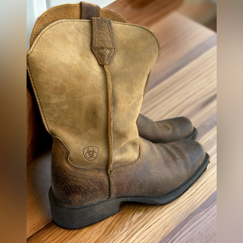 ARIAT Men’s Rambler Leather Western Cowboy Work‎ Boots, Size 91/2 D